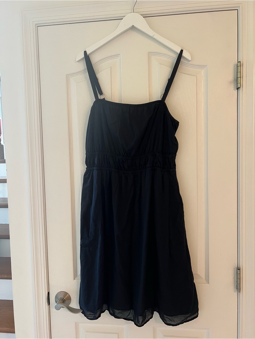 Nation LTD Black Spaghetti-Strap Mini Dress